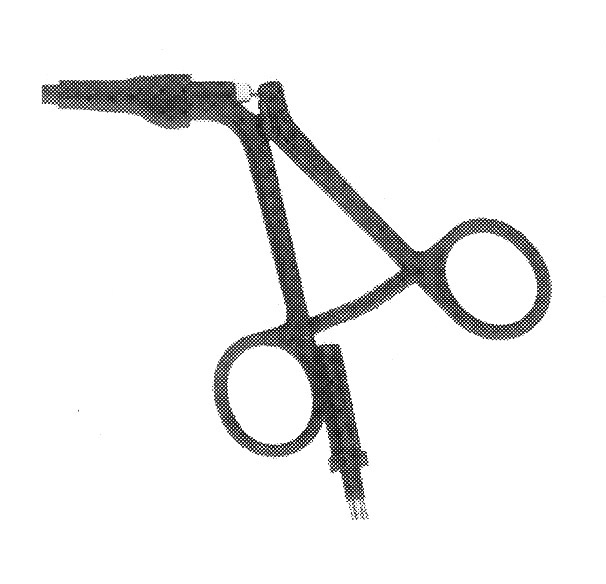 İZOLELİ ENDO  KAVRAMA FORSEPS N MODEL SAP ÇAP: 5MM L:36CM